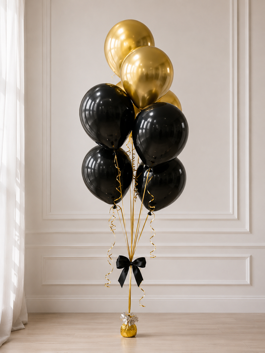 CHROME + LATEX BALLOON BOUQUET
